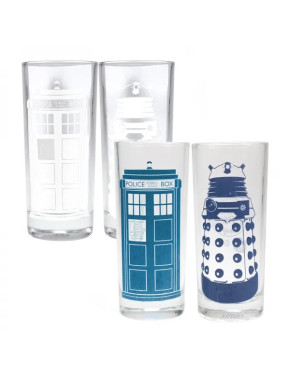 Vasos térmicos Doctor Who Dalek y Tardis
