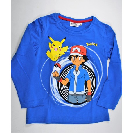 Pokemon t-Shirt enfant bleu