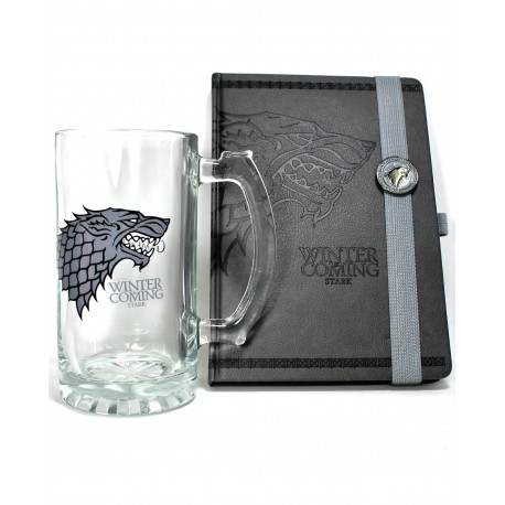 Pack Game of Thrones Stark glass