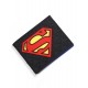 Portefeuille en caoutchouc Superman noir