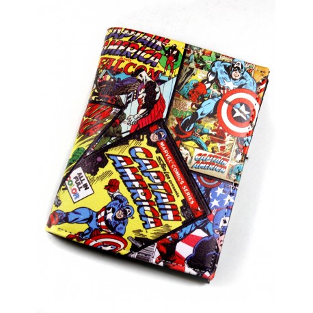 Cartera Capitán América Comic