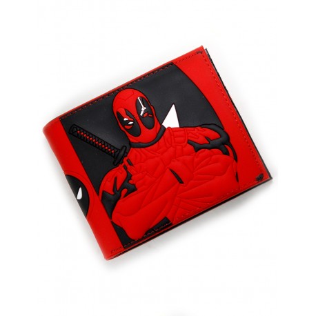 Cartera caucho Deadpool relieve