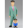Figura Shin Chan Hiroshi y Shinnosuke 21 cm Banpresto