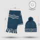 Ensemble chapeau et écharpe Serpentard Harry Potter