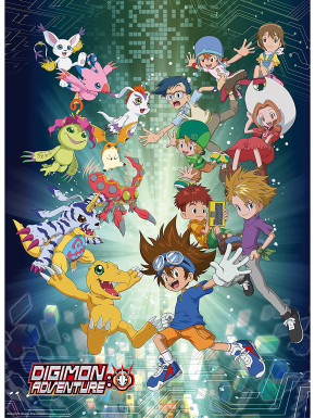 Poster Digimon Personnages Digi World