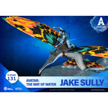 Avatar 2 Jake Sully dans un Skimwing 11cm Figurine Beast Kingdom