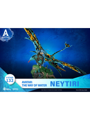 Figurine Avatar 2 Neytiri sur un Ikran 15cm Beast Kingdom