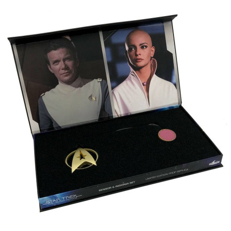 Star Trek: la película Réplica 1/1 Ilia Sensor And Command Insignia Limited Edition Set