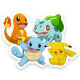 PIKACHU AND POKEMON STARTERS LIGHT-UP NEON STYLE LAMP 54 CM POKEMON