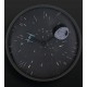 Horloge murale Star Wars 3D noir