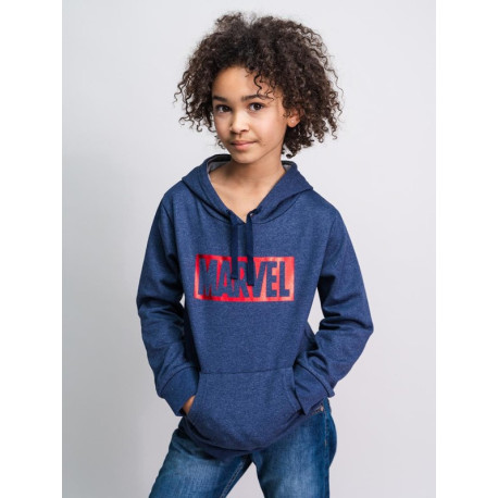 SUDADERA CON CAPUCHA COTTON BRUSHED MARVEL
