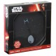 Horloge murale Star Wars 3D noir