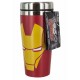 Glass Thermos Iron Man Face