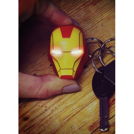 Keychain with light Iron Man