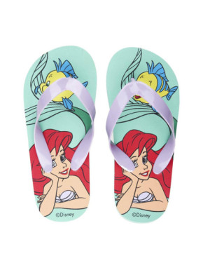 Tongs princesse Disney turquoise