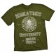 T-shirt Miskatonic University groen