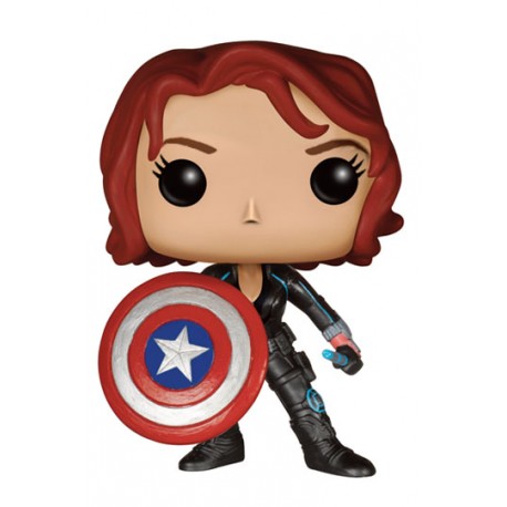 Funko Pop Viuda Negra Escudo