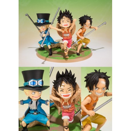 Rufy, Ace E Sabo Set Di 3 Cifre Figuarts