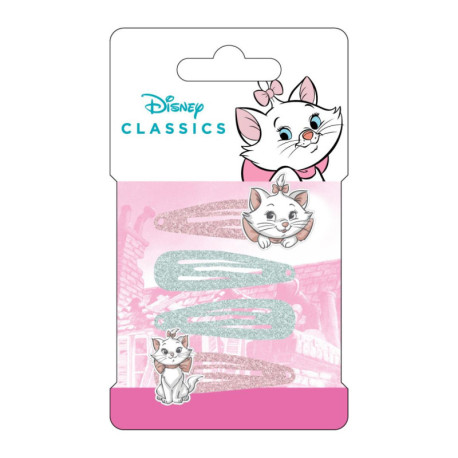 ACCESORIOS PELO CLIPS 4 PIEZAS DISNEY