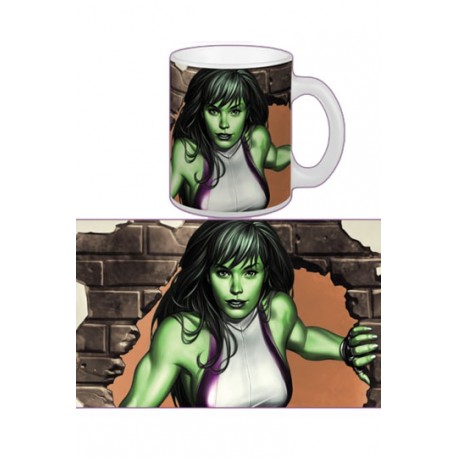 Taza Spider Gwen She-Hulk