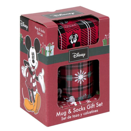 SET REGALO TAZA Y CALCETÍN MICKEY