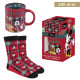 SET REGALO TAZA Y CALCETÍN MICKEY