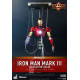 Iron Man Figura Movie Masterpiece 1/6 Iron Man Mark III (Construction Version) 39 cm