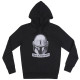 Sudadera negra casco The Mandalorian