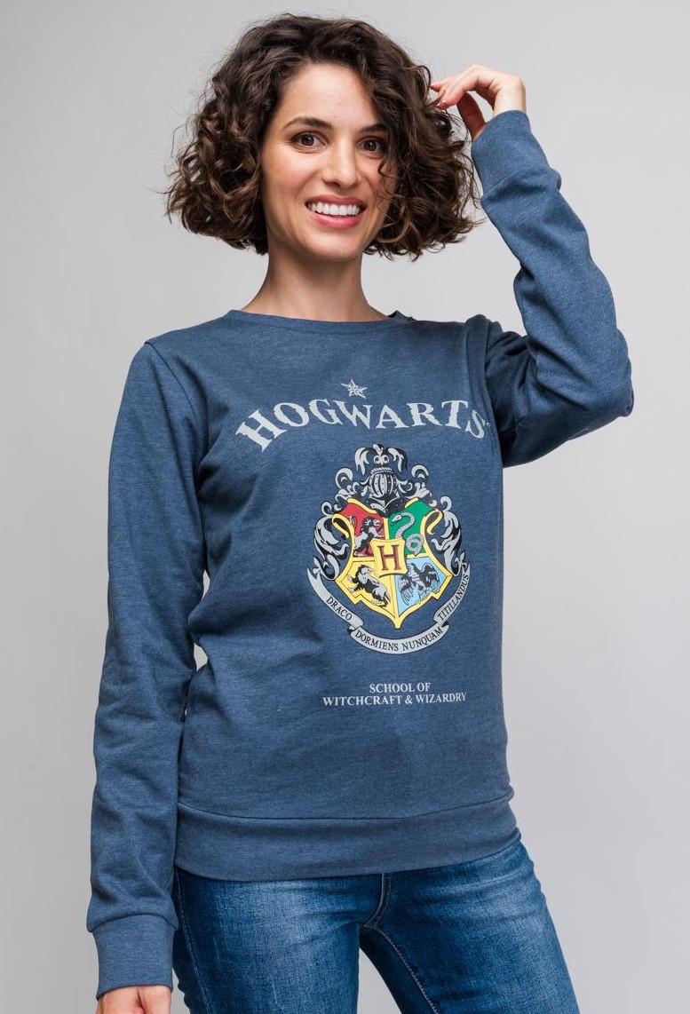 Sudadera Harry Potter escudo Hogwarts chica por 24,90€ LaFrikileria.com