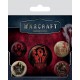 Set de chapas Warcraft la Horda