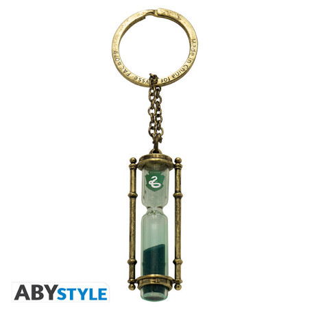 HARRY POTTER - Keychain 3D "Slytherin hourglass" X2