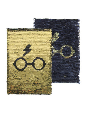 CUADERNO PREMIUM LENTEJUELAS HARRY POTTER