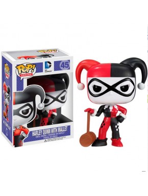 Funko Pop Exclusive Harley Quinn with mallet Dc Comics