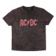 CAMISETA CORTA ACID WASH ACDC