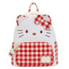Mini Mochila Hello Kitty De Cuadritos