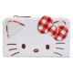 Cartera con Cremallera Hello Kitty De Cuadritos
