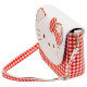 Bolso Bandolera Hello Kitty De Cuadritos