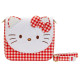 Bolso Bandolera Hello Kitty De Cuadritos