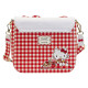 Bolso Bandolera Hello Kitty De Cuadritos