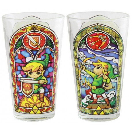 Verre vitrail Link de Zelda