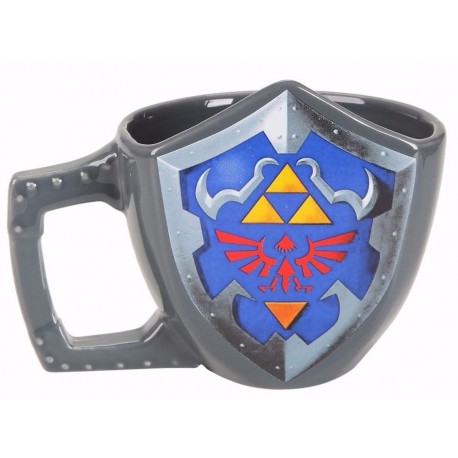 Coupe 3D bouclier Hyliano Zelda