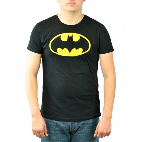 Camiseta logo amarillo Batman