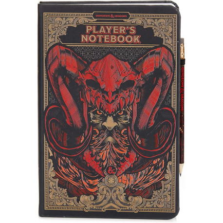 Caderno A5 oficial Dungeons and Dragons
