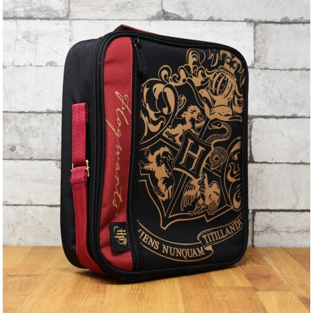 Bolsa Porta Alimentos Hogwarts Negra