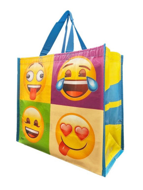 Bolsa Reciclada Emoji Caras