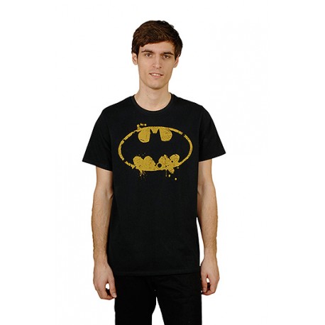 Camiseta grunge Batman Logo