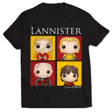 T-shirt Game of Thrones caratteri Lannister Pop