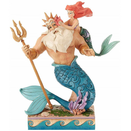 EN - Figura decorativa Ariel y Tritón