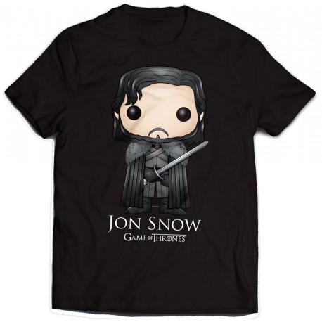 Camiseta Juego de Tronos Jon Snow Pop