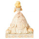 Figura decorativa Cenicienta soñadora en blanco